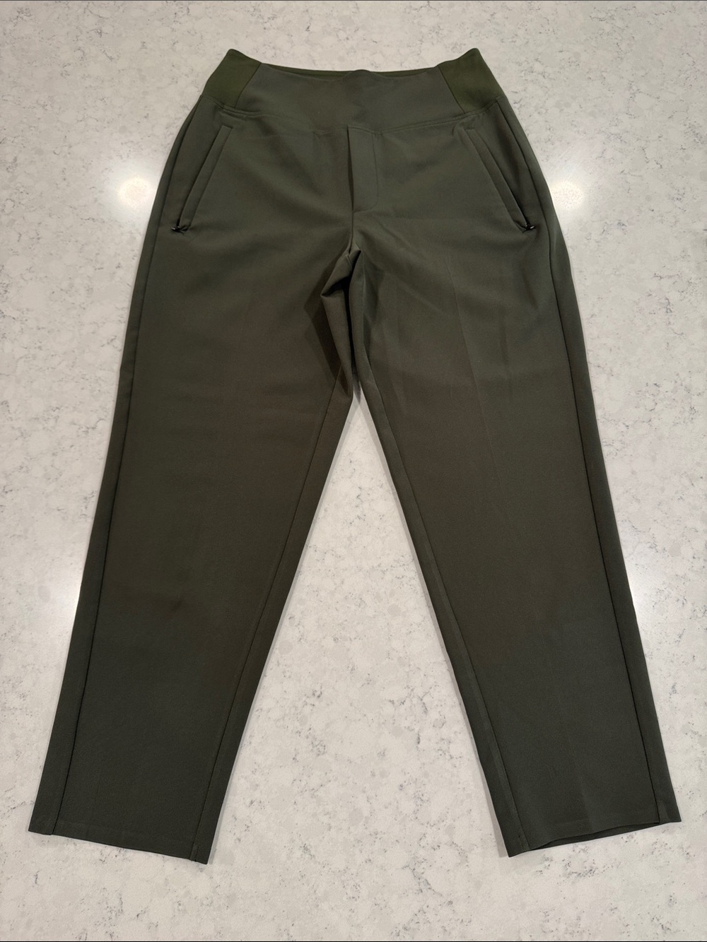 Athleta Olive Cropped Ankle Pants